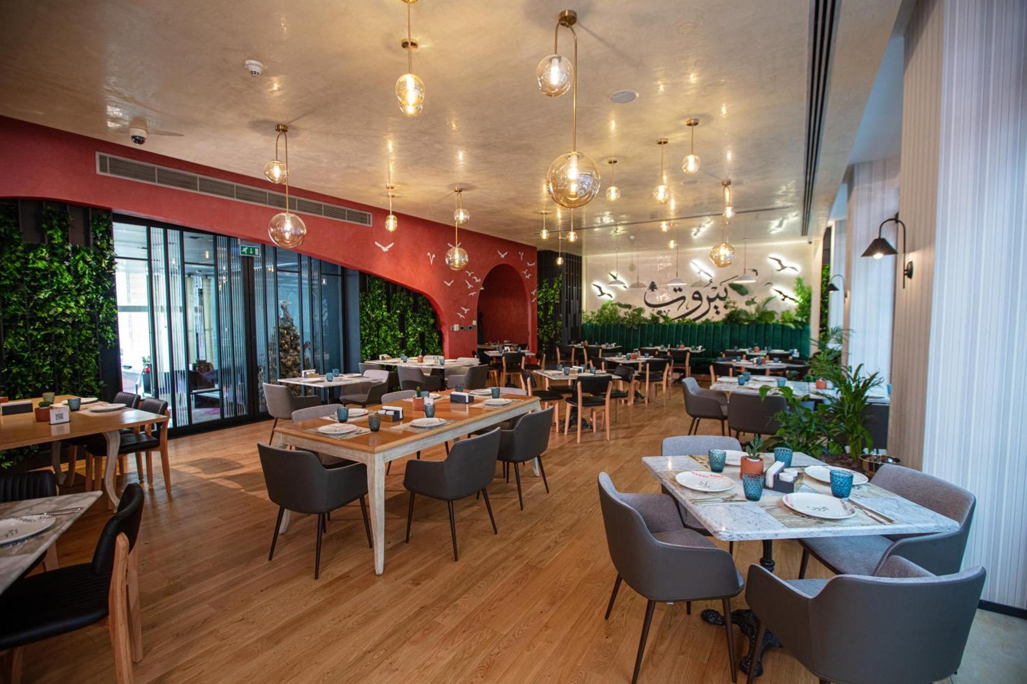 เดอะ บูลาวาร์ด อาร์จาน บาย โรตาน่า Hotel อัมมาน ภายนอก รูปภาพ The restaurant's interior